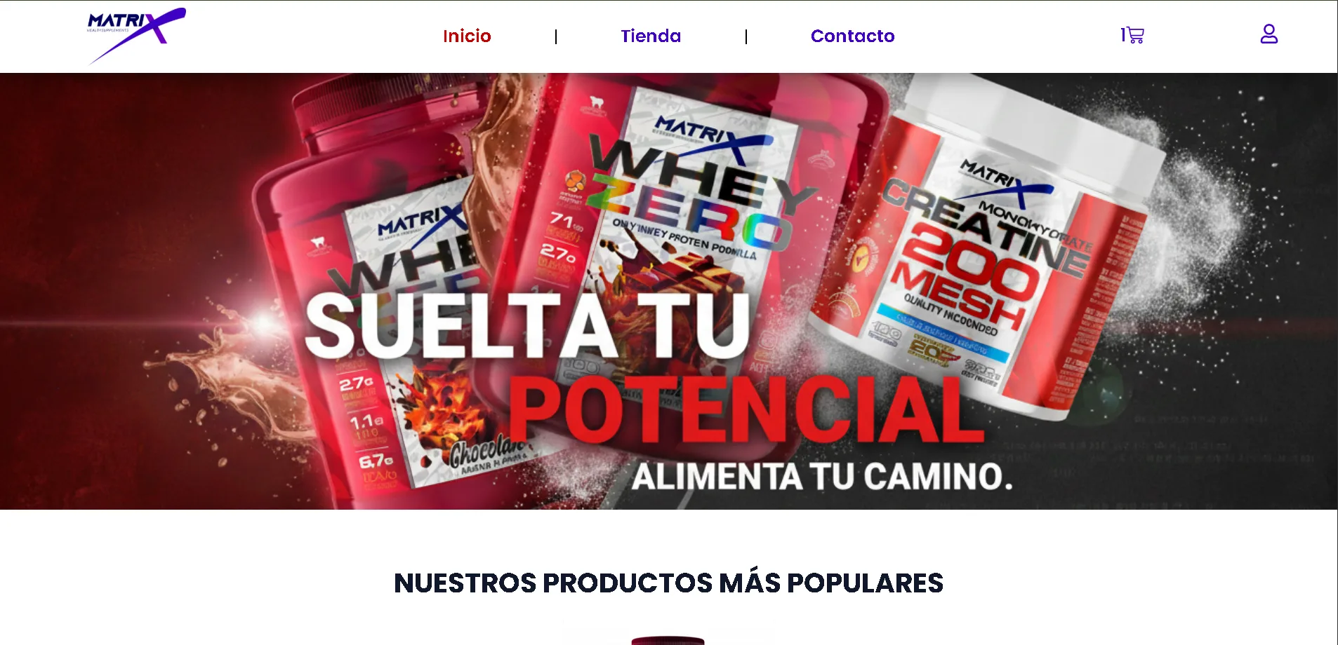Proyecto Matrix Supplements — E-commerce